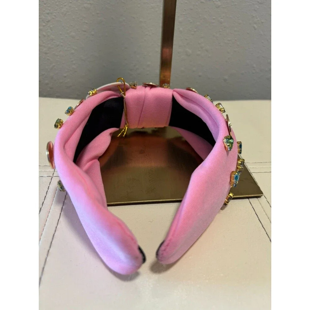 Enchante Accessories Easter Egg Embellished Pink Head Band NWT